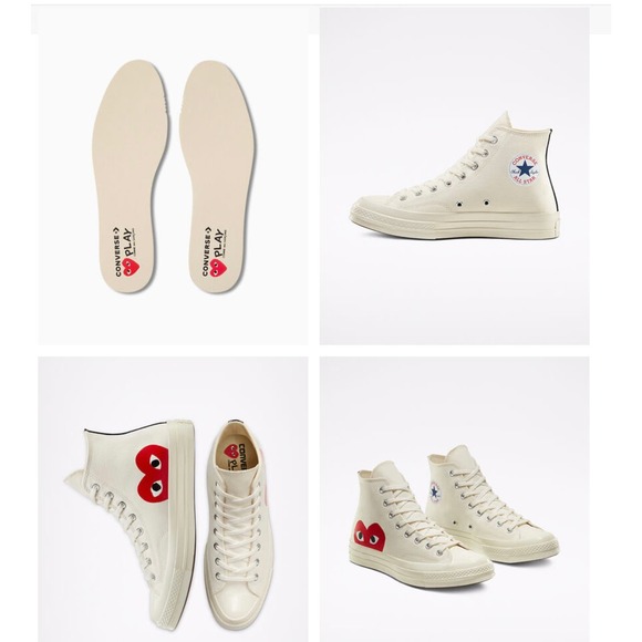 Converse Comme de Garcons Brand New in Box, Ultimate Style Paris fashion Must! - Picture 2 of 11